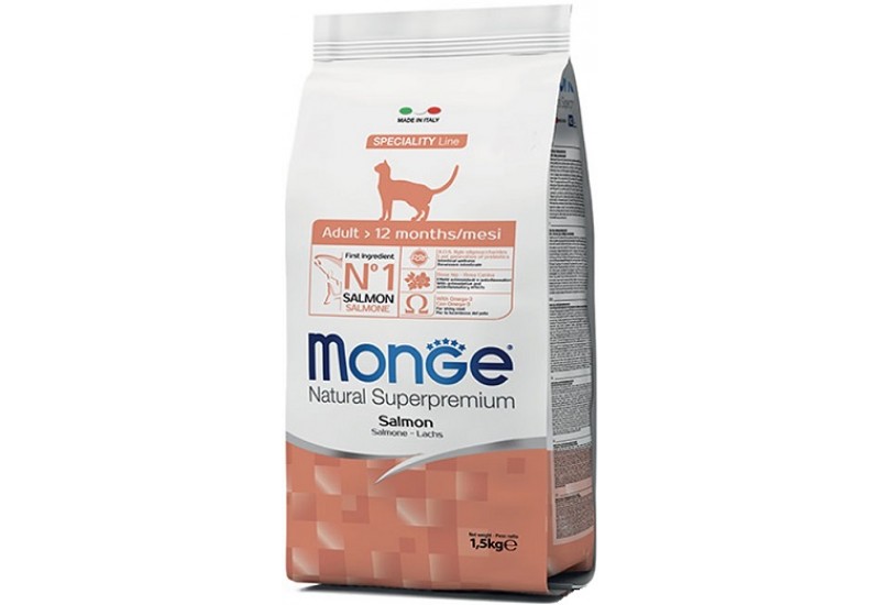 Monge Cat MONOPROTEIN Sterilised для стерилізованих кішок (з лососем)