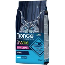 MONGE CAT BWILD LOW GRAIN ANCHOVIES  беззерновий корм для кішок (з анчоусами)