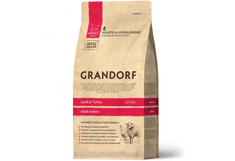 Grandorf Lamb & Rice Adult Indoor Cat