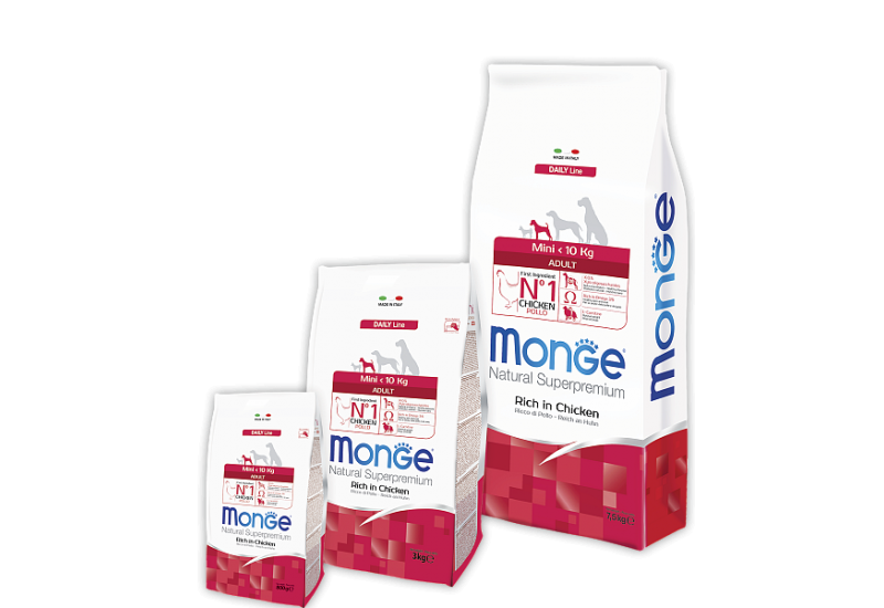 Monge Mini Adult для собак малих порід (курка,рис)