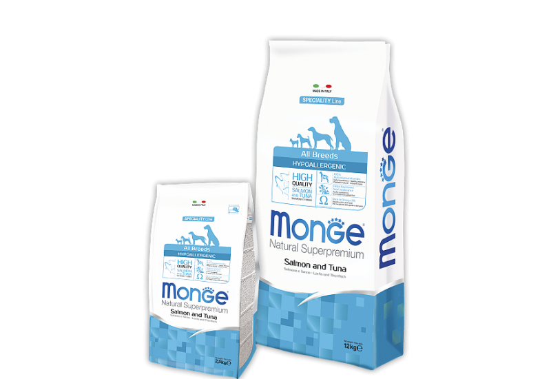 Monge All Breeds Adult Hypoallergenic Salmon & Tuna для собак гіпоалергенний