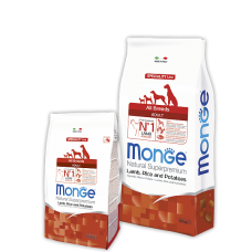Monge All Breeds Adult Lamb, Rice & Potatoes для собак