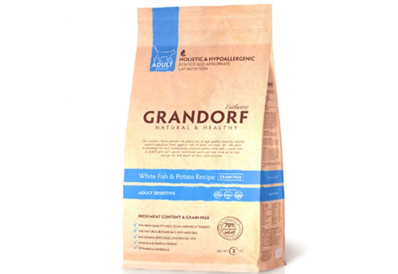 Grandorf White Fish & Potato Adult Sensitive Cat