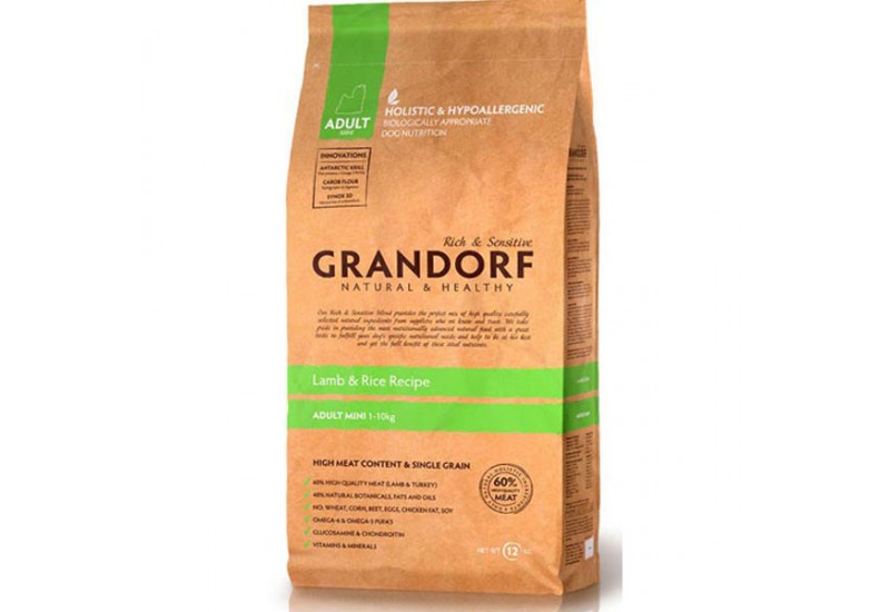 Grandorf Lamb & Rice Adult Mini-для собак міні порід 