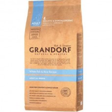 Grandorf White Fish & Rice Adult All Breeds- для дорослих собак всіх порід 